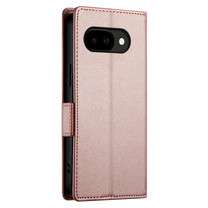 Bulk Purchasing For Google Pixel 10a Stand Case PU Leather Wallet Phone Cover - Rose Gold
