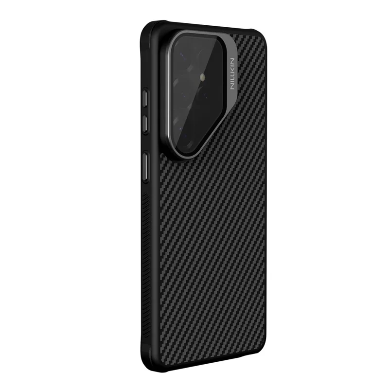 NILLKIN For Samsung Galaxy S26 Ultra Magnetic Case TPU + Aramid Fiber Lens Cover Kickstand Phone Cover