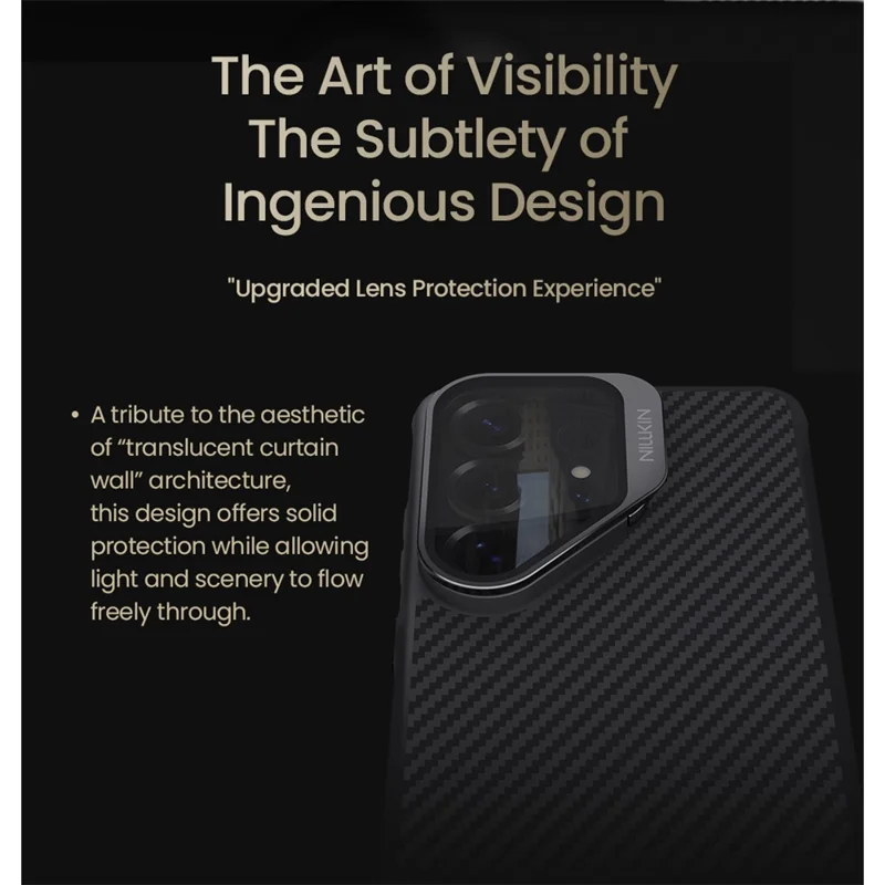 NILLKIN For Samsung Galaxy S26 Ultra Magnetic Case TPU + Aramid Fiber Lens Cover Kickstand Phone Cover