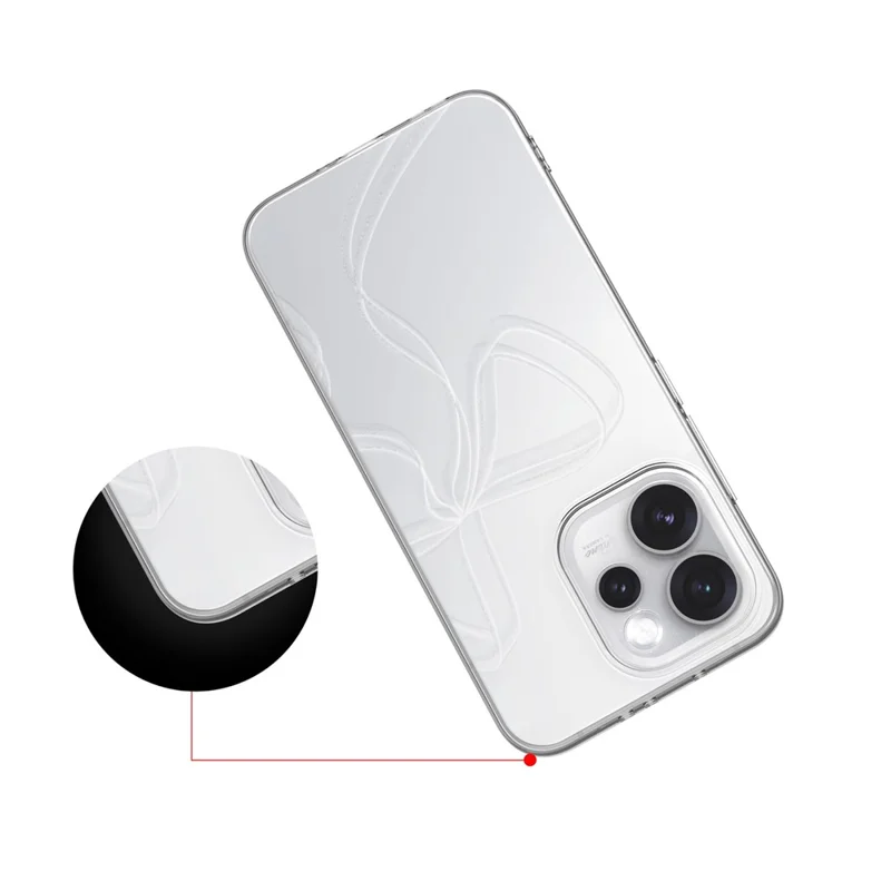 For Oppo Reno15 5G Back Cover Ultra Thin Flexible TPU Clear Phone Case