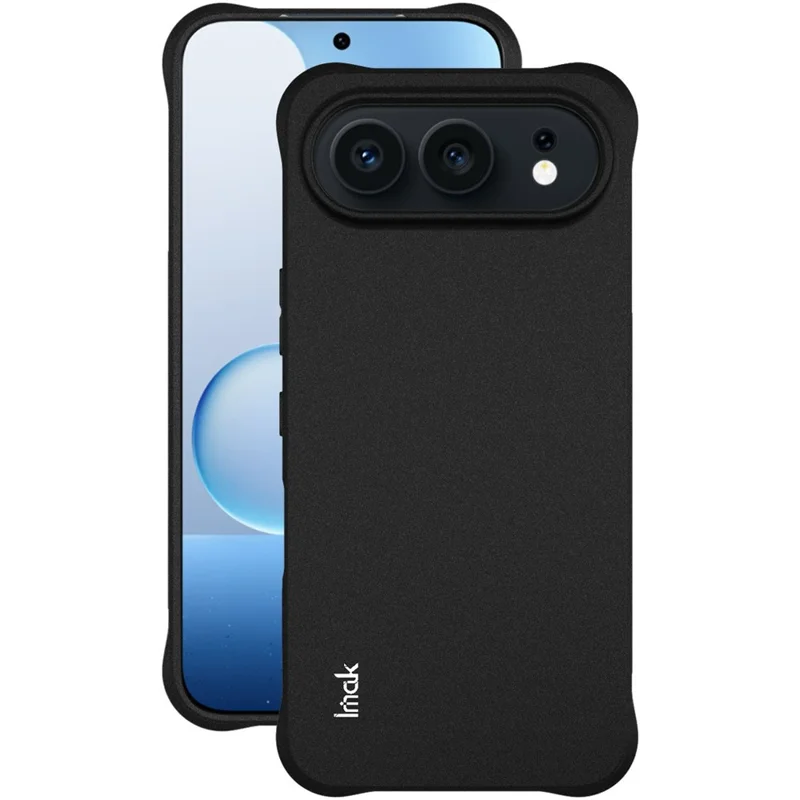 IMAK pour Honor 500 5G / 500 Pro 5G Coque TPU Étui de Protection Antichoc Airbag - Noir Mat