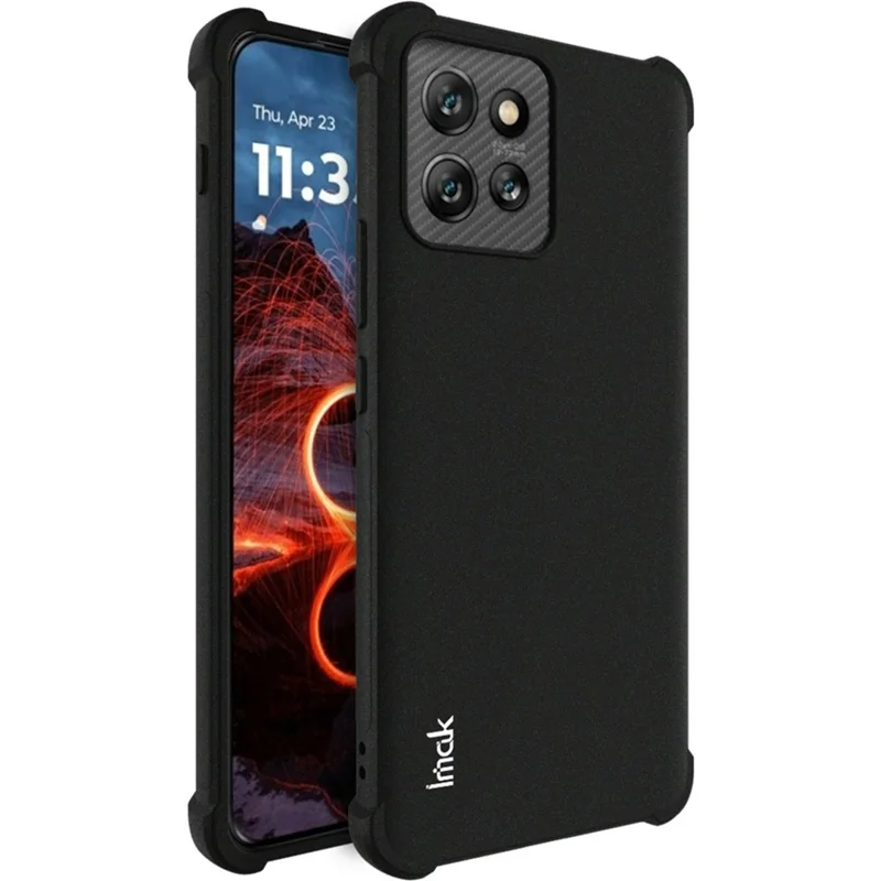 IMAK For Motorola ThinkPhone 5G Case TPU Phone Cover Airbag Shockproof Protection - Matte Black