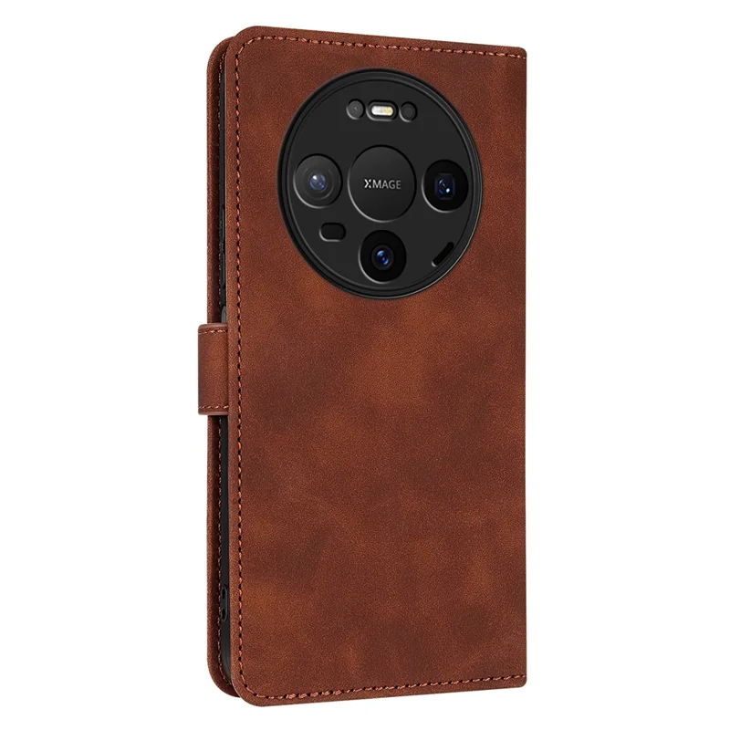 AZNS для Huawei Mate 80 / Mate 80 Pro Чехол из искусственной кожи с отделением для карт - Коричневый