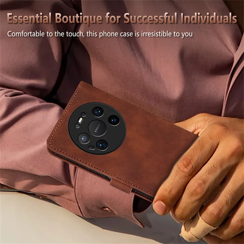 AZNS Funda para Huawei Mate 80 Pro Max, Funda de Cuero PU con Función de Cartera - Marrón