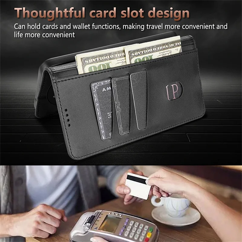 AZNS Funda para Huawei Mate 80 Pro Max, Funda de Cuero PU con Función de Cartera - Marrón