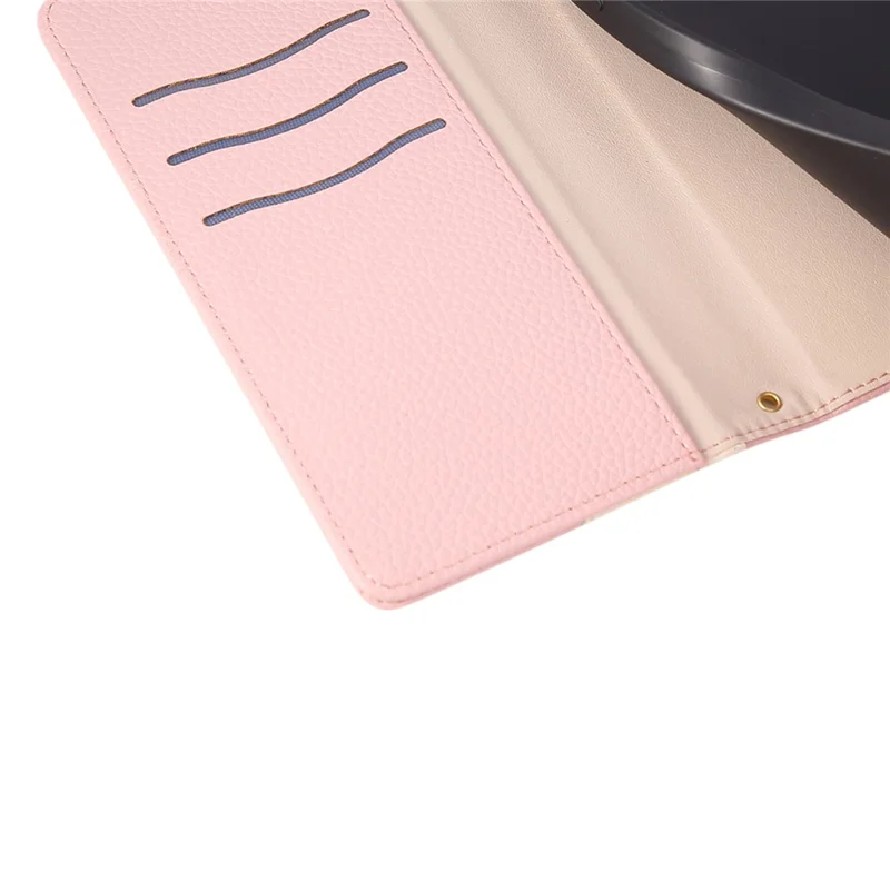 For Samsung Galaxy S25 Ultra Case Zipper Wallet Color Splicing TPU PU Leather Flip Phone Cover with Strap - Pink