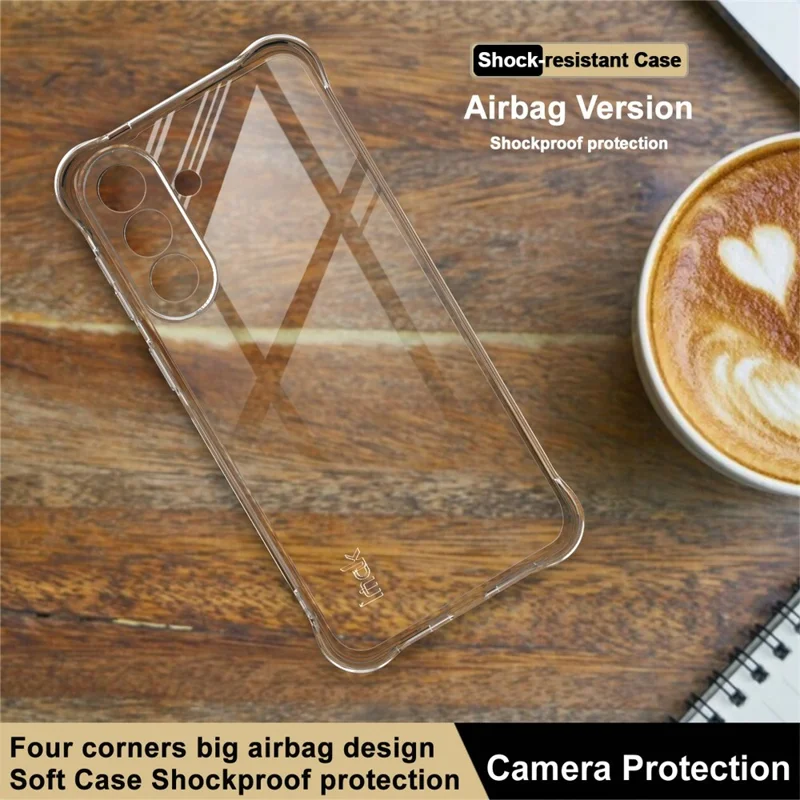 IMAK Custodia per Samsung Galaxy A57 Cover per Telefono in TPU Protezione Antishock con Airbag
