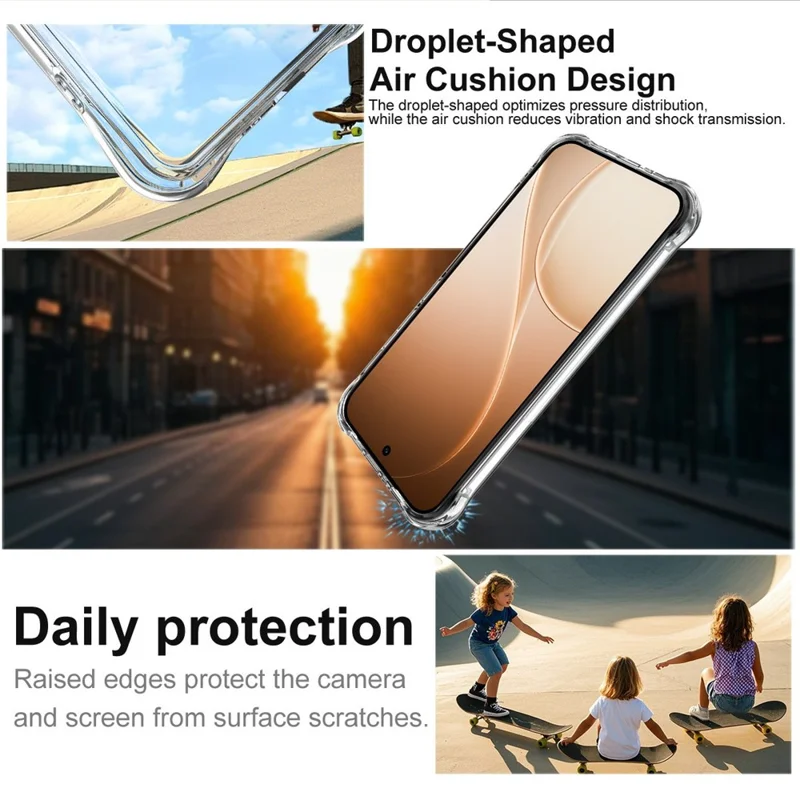 IMAK For Oppo Reno15 Pro Max 5G (Global) / Reno15 Pro 5G (China) Case TPU Phone Cover Airbag Shockproof Protection