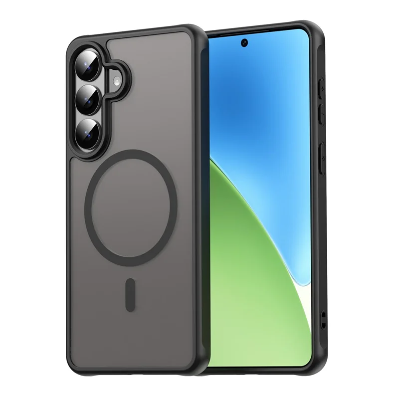 Funda magnética para Samsung Galaxy S26+ anticaídas de PC + TPU - Negro