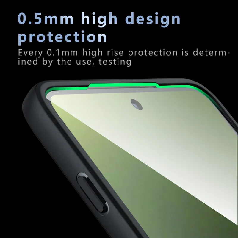 For Motorola Edge 70 5G Case Skin-Touch TPU + PC Matte Phone Back Cover, Transparent Black