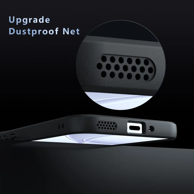 غطاء لهاتف Oppo Reno15 5G من مادة TPU + PC بنهاية ماتية بلمسة ناعمة، أسود شفاف