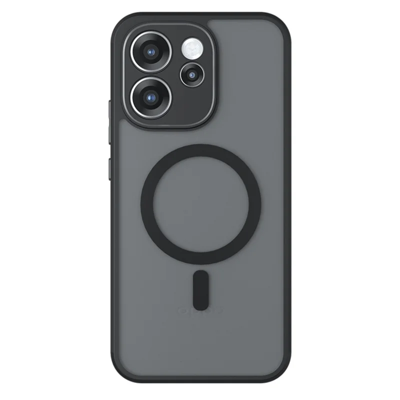 Funda para Oppo Reno15 Pro 5G, carcasa táctil transparente negra de TPU + PC mate