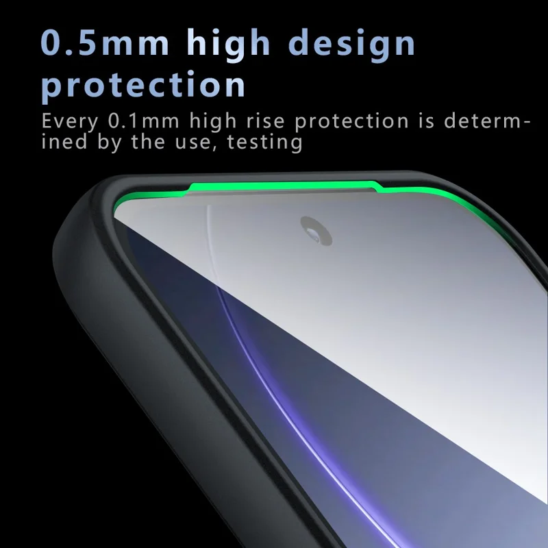 Funda para Oppo Reno15 Pro 5G, carcasa táctil transparente negra de TPU + PC mate