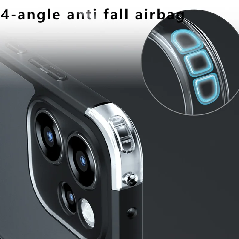 Funda para Oppo Reno15 Pro 5G, carcasa transparente resistente a impactos de TPU + PC