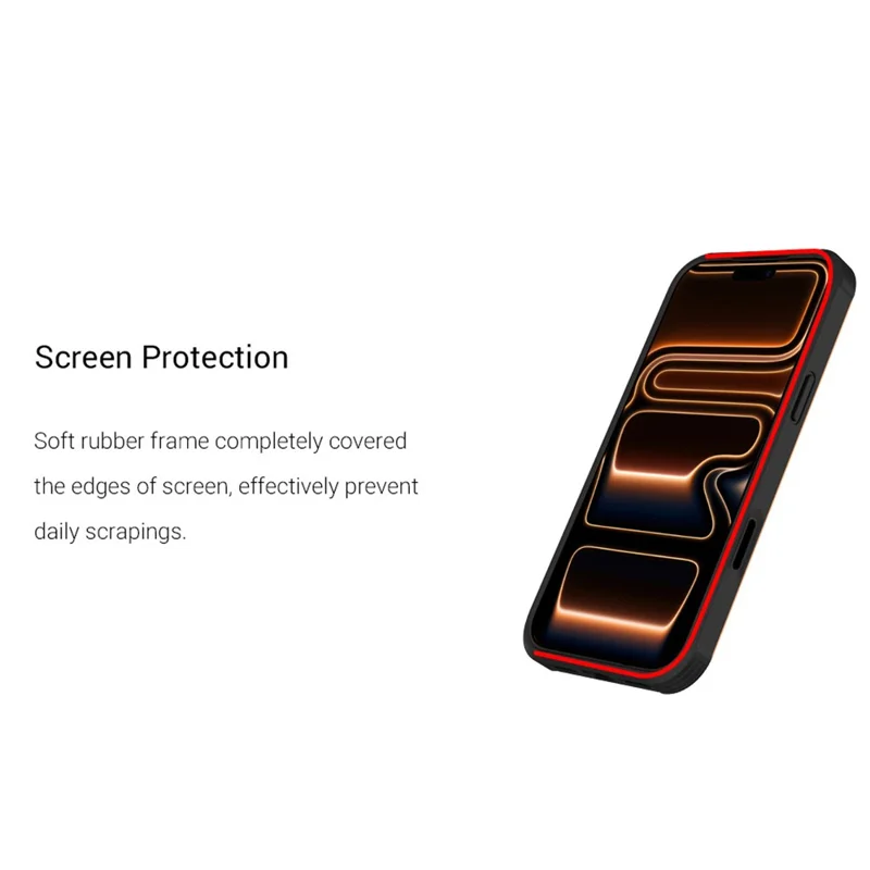 KZDOO For iPhone 17 Case Shockproof TPU+PC+Metal Frame ARES Phone Cover with Al Touch Button - Aurora