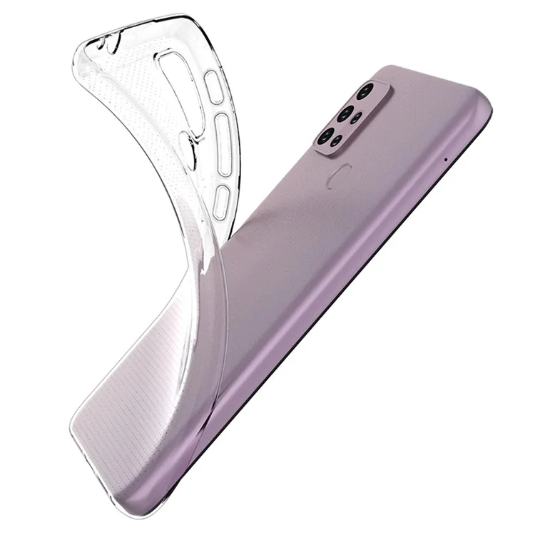 For Motorola Moto G30 / G20 / G10 Clear Phone Case Soft TPU Scratch Resistant Back Cover