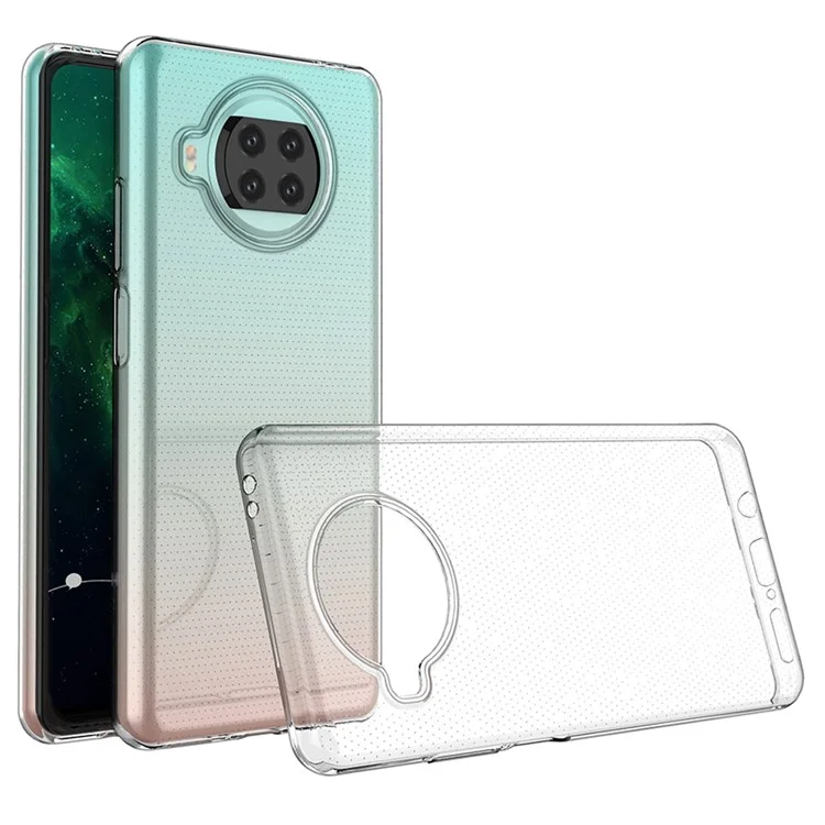 Para Xiaomi Mi 10T Lite 5G / Redmi Note 9 Pro 5G / Mi 10i 5G Capa de Telefone Transparente Caso Macio TPU Anti-Arranhões Capa Fina