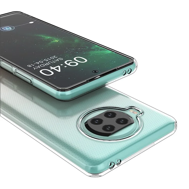 Para Xiaomi Mi 10T Lite 5G / Redmi Note 9 Pro 5G / Mi 10i 5G Capa de Telefone Transparente Caso Macio TPU Anti-Arranhões Capa Fina