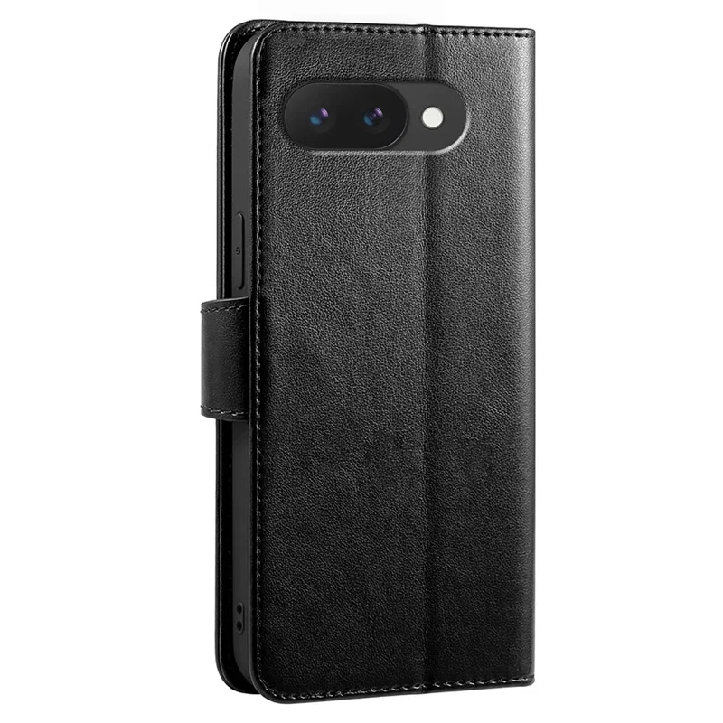 For Google Pixel 10a Case Stand Card Holder Wallet Leather Phone Cover - Black