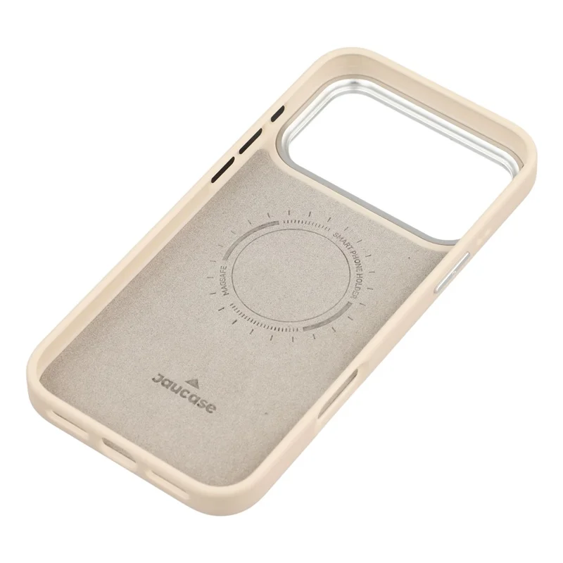 JAUCASE Capa Magnética para iPhone 17 Pro Capa Traseira em TPU PC com Gradiente Brilhante - Laranja