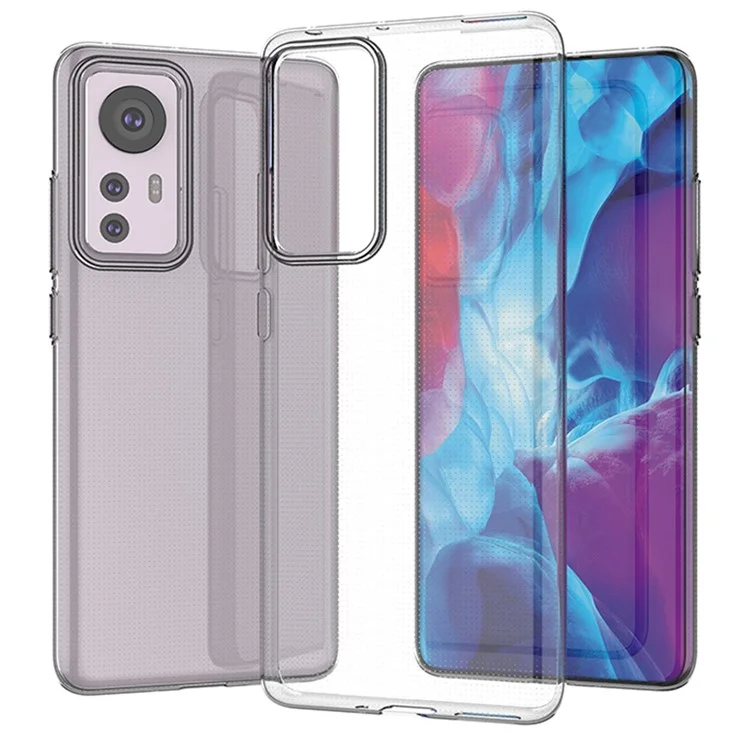 For Xiaomi 12 5G / 12X 5G / 12S 5G Anti-Scratch Transparent Phone Case Flexible TPU Ultra Slim Drop-Proof Cover