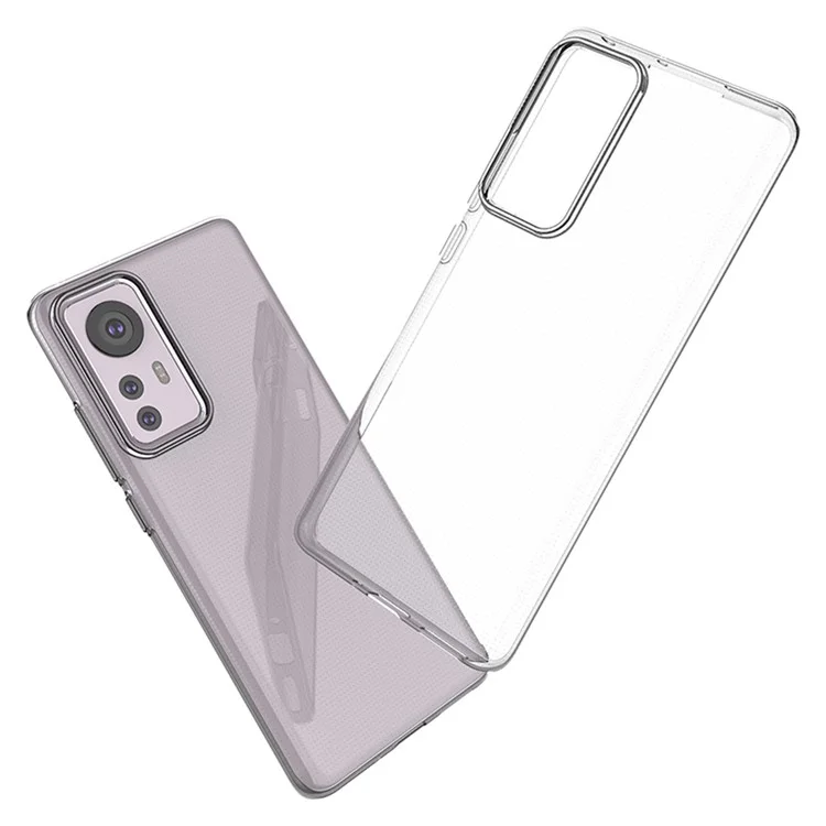 For Xiaomi 12 5G / 12X 5G / 12S 5G Anti-Scratch Transparent Phone Case Flexible TPU Ultra Slim Drop-Proof Cover