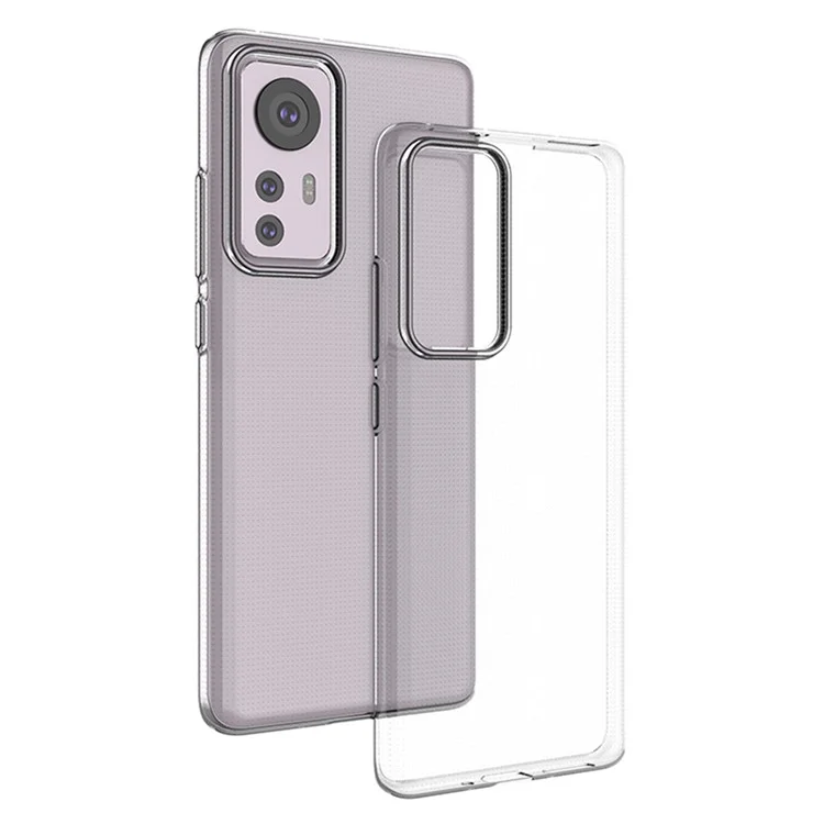 For Xiaomi 12 5G / 12X 5G / 12S 5G Anti-Scratch Transparent Phone Case Flexible TPU Ultra Slim Drop-Proof Cover