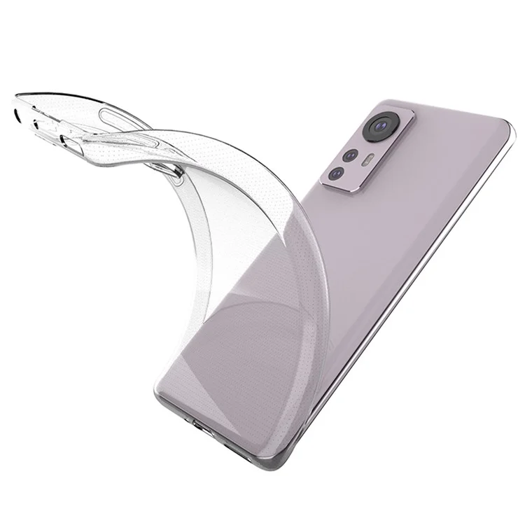 For Xiaomi 12 5G / 12X 5G / 12S 5G Anti-Scratch Transparent Phone Case Flexible TPU Ultra Slim Drop-Proof Cover