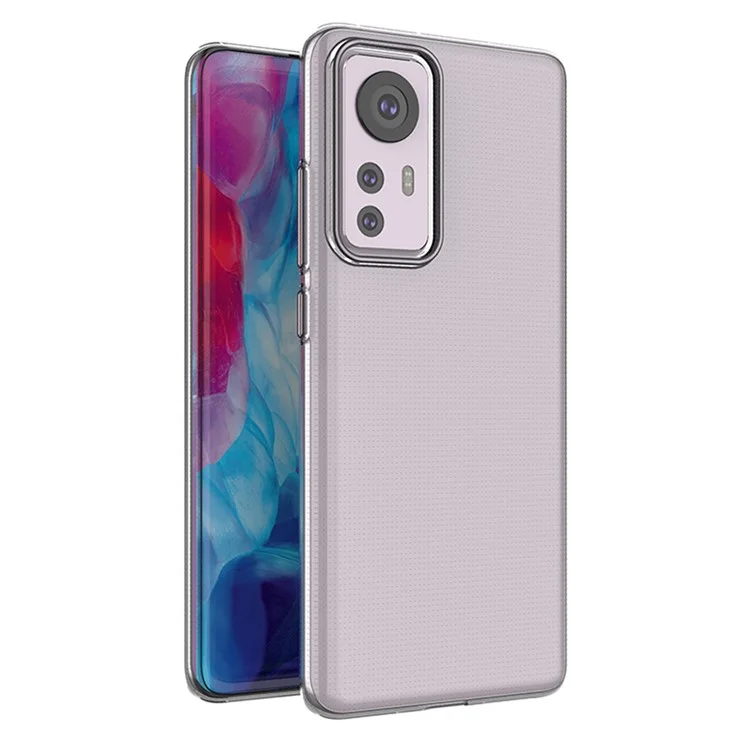 For Xiaomi 12 5G / 12X 5G / 12S 5G Anti-Scratch Transparent Phone Case Flexible TPU Ultra Slim Drop-Proof Cover