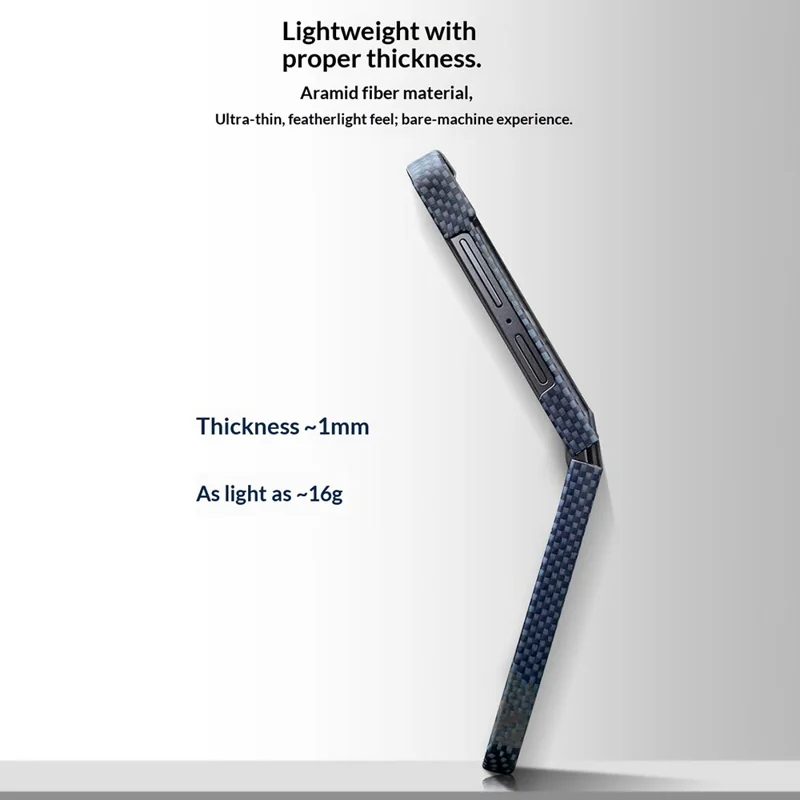 For Samsung Galaxy Z Flip7 5G Magnetic Case Geometric Pattern Aramid Fiber Phone Cover - Red