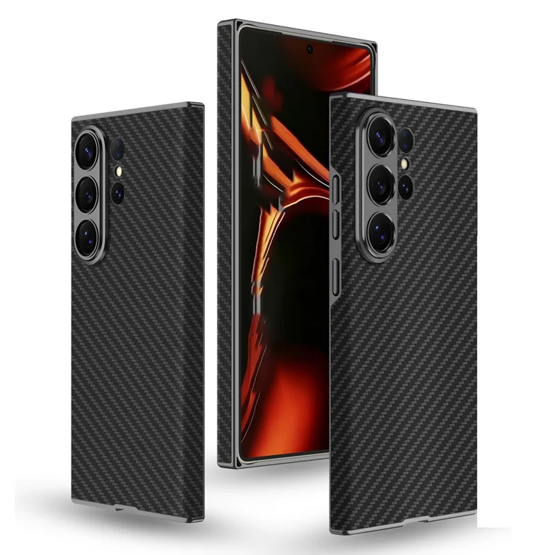 GKK Coque pour Samsung Galaxy S26 Ultra, Toucher Peau, en PC + Cuir PU, Fine - Noir