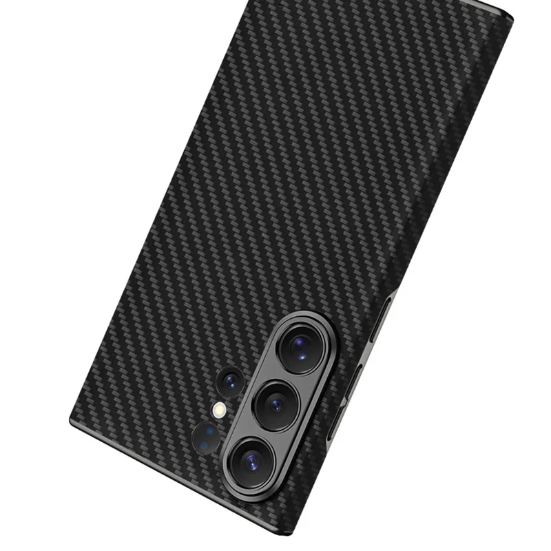 GKK Coque pour Samsung Galaxy S26 Ultra, Toucher Peau, en PC + Cuir PU, Fine - Noir