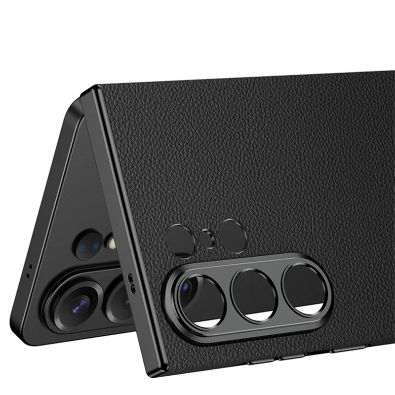 GKK Coque pour Samsung Galaxy S26 Ultra, Toucher Peau, en PC + Cuir PU, Fine - Noir