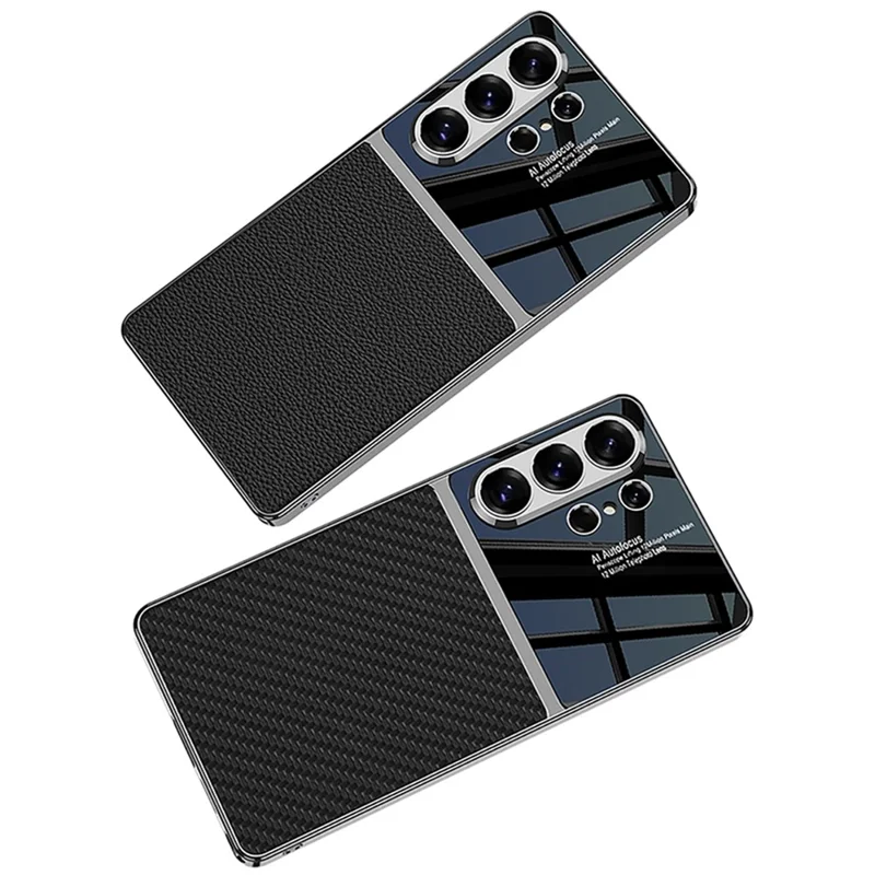 GKK For Samsung Galaxy S26 Ultra Case Electroplated PU Leather + PC + TPU Phone Back Cover - Green