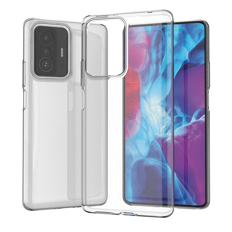 Pour Xiaomi 11t Pro 5G / 11t 5G Ultra Slim TPU Case à L'épreuve de la Couverture de Téléphone de Protection Cristalline à L'épreuve de la Droproof