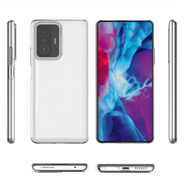 Para Xiaomi 11t Pro 5G / 11T 5G Ultra Slim TPU Case a Prueba de Caída Corriendo la Cubierta Del Teléfono Protector