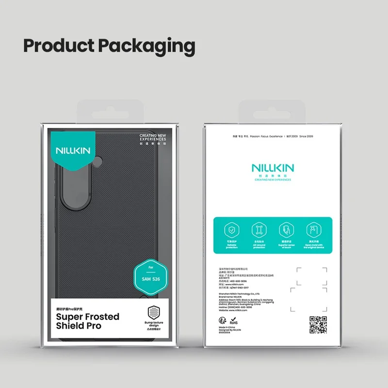 NILLKIN Frosted Shield Pro für Samsung Galaxy S26 Tasche Mattes PC + TPU Handy-Schutzhülle