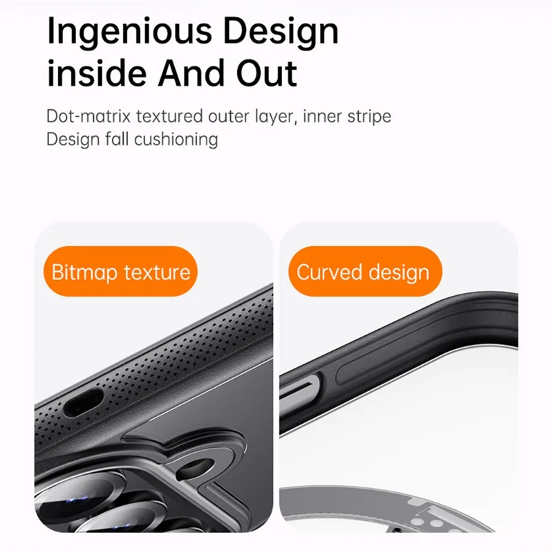 For Samsung Galaxy S26 Magnetic Case Rotating Gear Pivot Kickstand PC + TPU Phone Back Cover - Matte Black