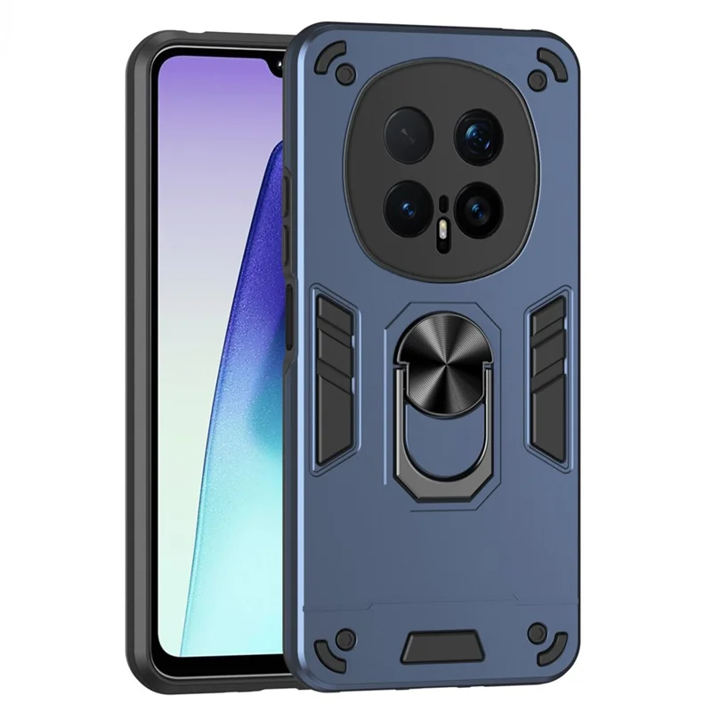 Obudowa do Honor Magic8 Pro 5G, obudowa ochronna PC + TPU z podpórką obrotową - Niebieski