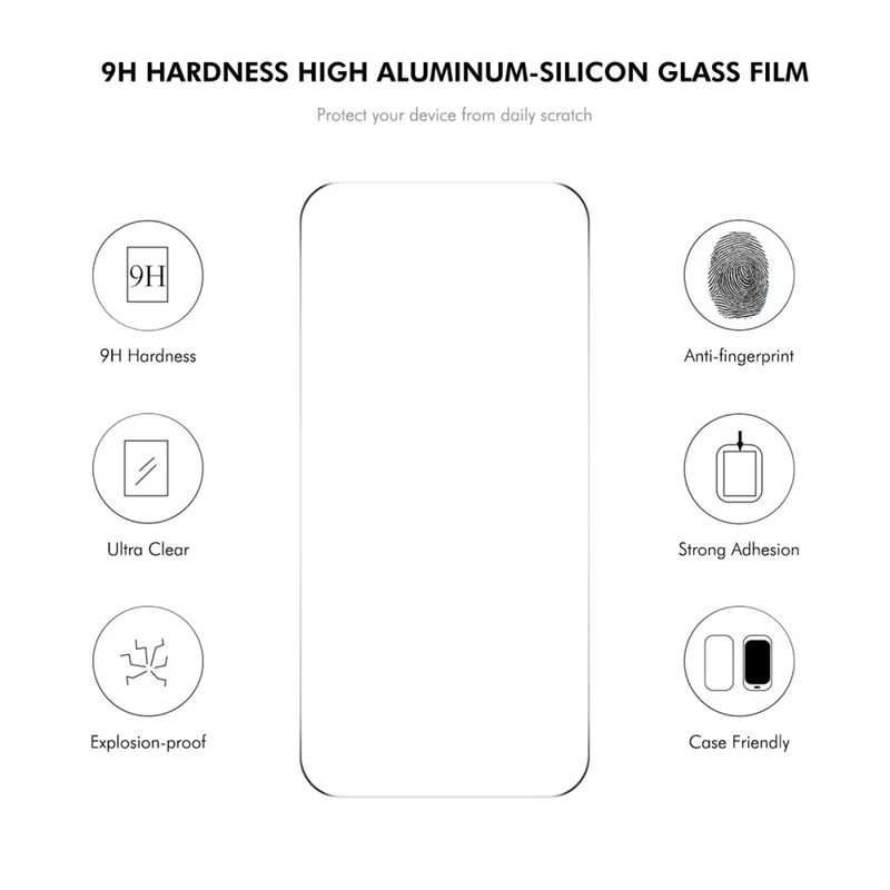 ENKAY HAT PRINCE For Samsung Galaxy A57 5G Silicone Case Straight Edge Phone Cover + 9H Glass Protector - Red