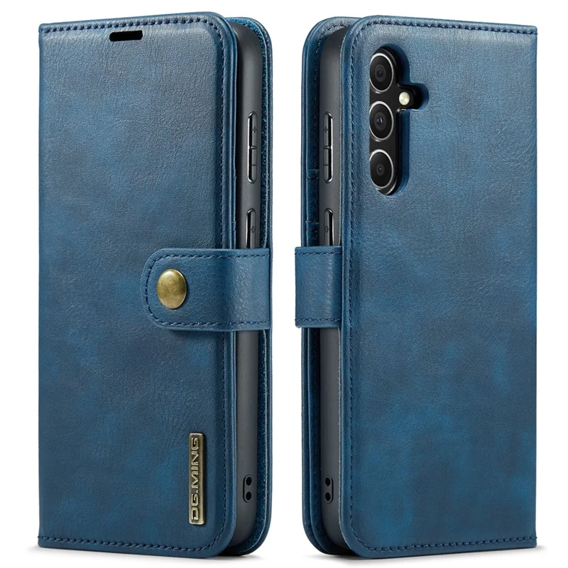 DG.MING para Samsung Galaxy S26 / S26 Pro Funda con Cartera Desmontable Soporte Funda de Cuero Dividido - Azul