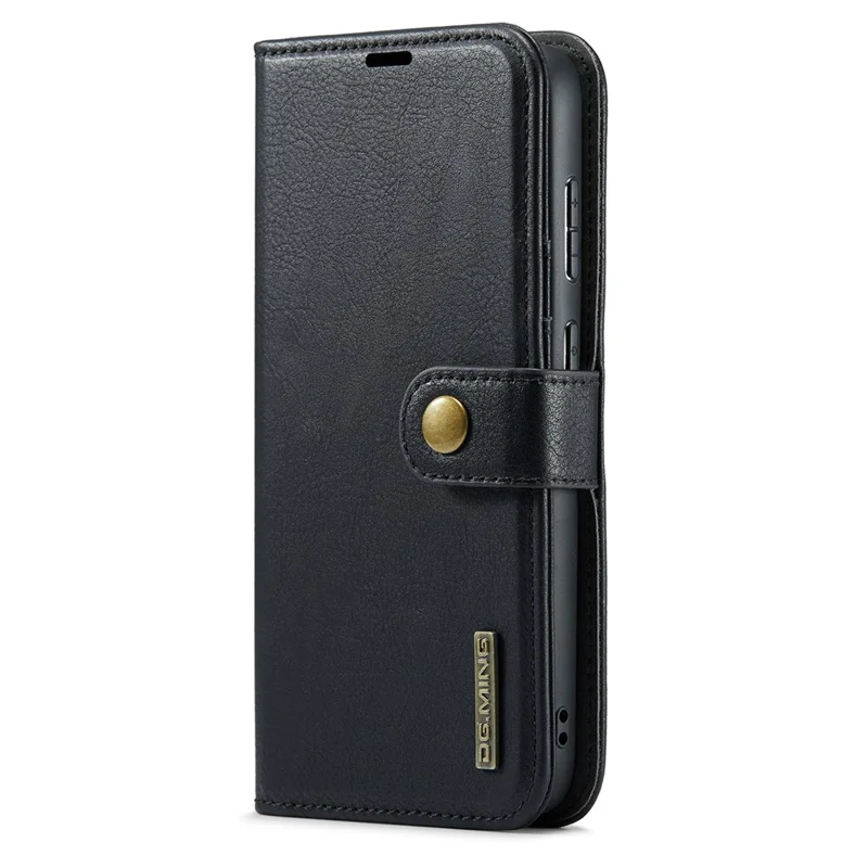 DG.MING para Samsung Galaxy S26+ Funda con Cartera Desmontable y Soporte, Funda de Cuero Dividido para Teléfono - Negro