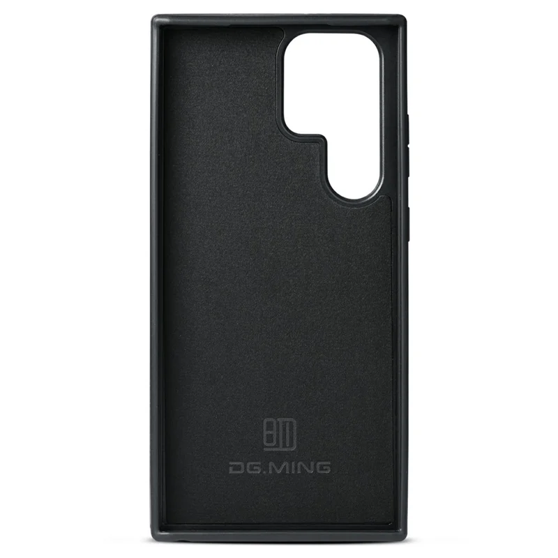 DG.MING M5 Series Capa para Samsung Galaxy S26 Ultra com Carteira com Bloqueio RFID e Bolsa com Zíper, Suporte para Várias Camadas de Cartões e Porta-Moedas - Preto