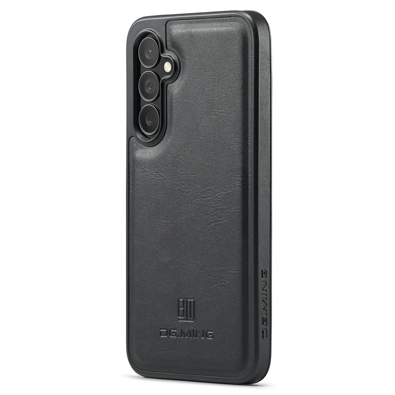 DG.MING Funda para Samsung Galaxy S26 / S26 Pro Anti-caídas con Revestimiento de Cuero PC + TPU Cubierta Trasera para Teléfono - Negro