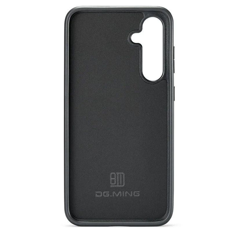 DG.MING Funda para Samsung Galaxy S26 / S26 Pro Anti-caídas con Revestimiento de Cuero PC + TPU Cubierta Trasera para Teléfono - Negro