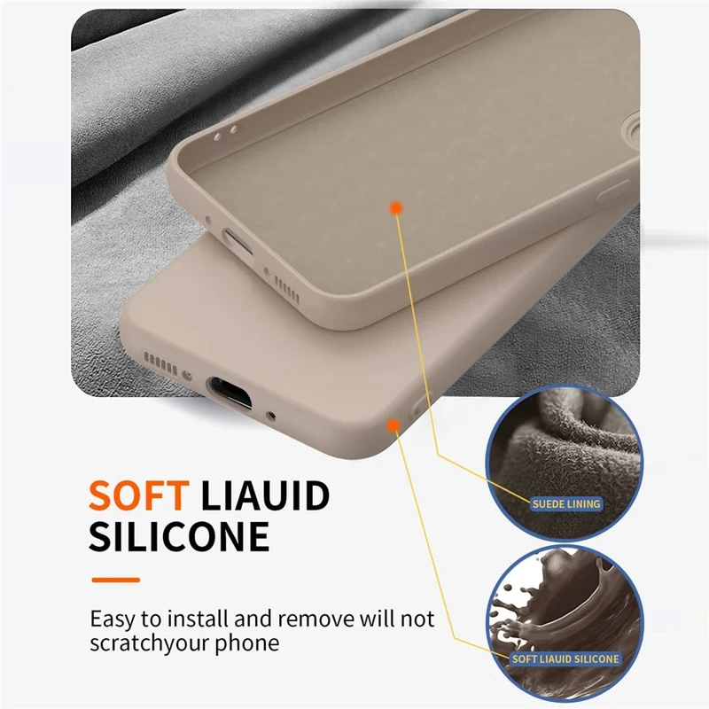 Cover per Samsung Galaxy A37 in Silicone Liquido con Supporto Girevole e Pellicola in Vetro Temperato con Bordo Curvo 2.5D - Rosa