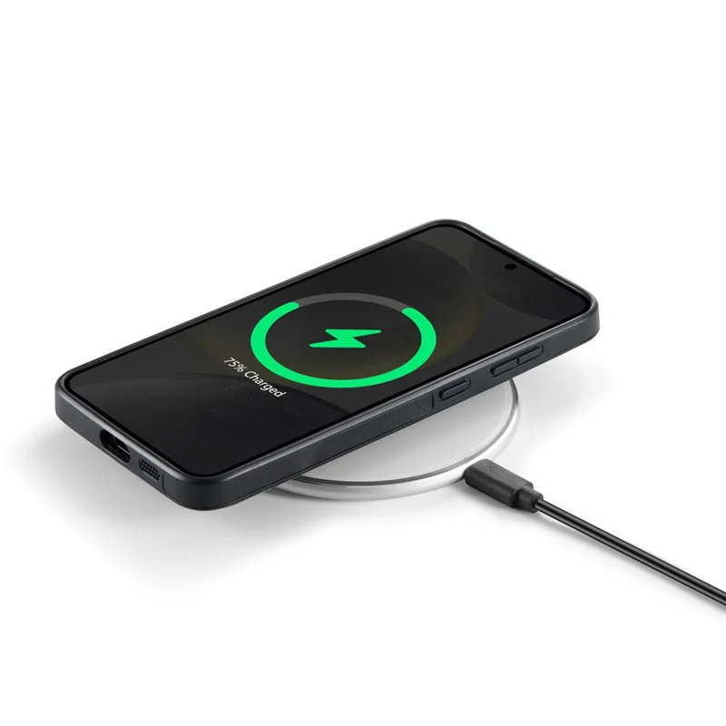 MAGKING K1 Series For Samsung Galaxy S26+ Magnetic Case PC + TPU + PU Leather Phone Cover - Black