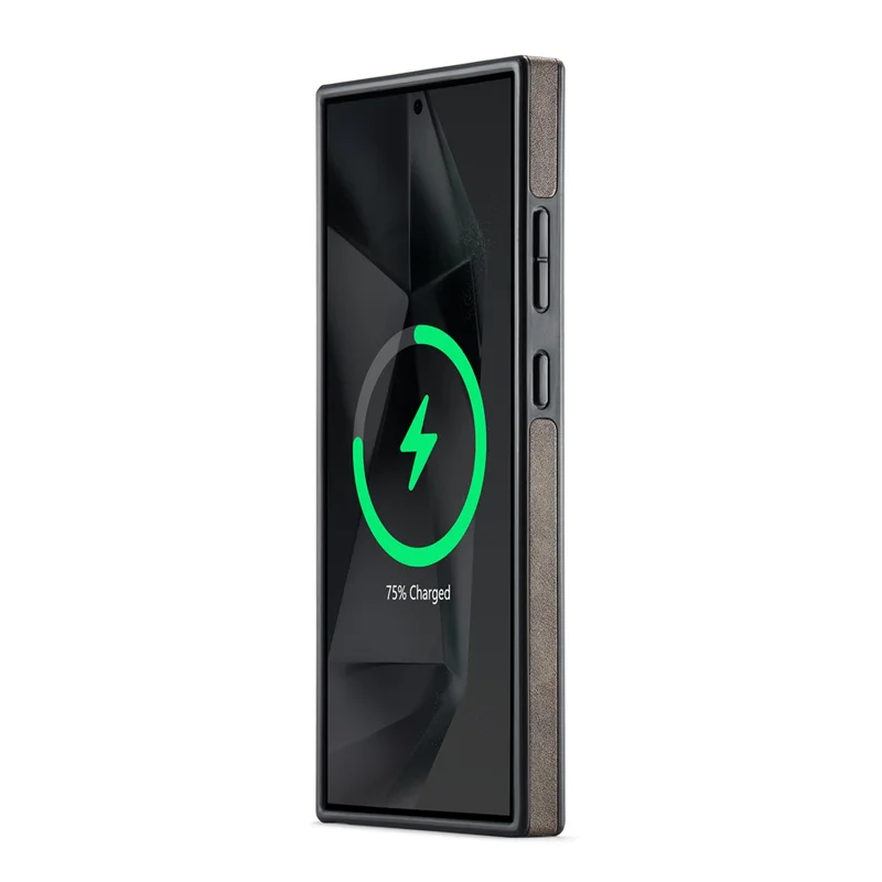 MAGKING K1 Series For Samsung Galaxy S26 Ultra Magnetic Case PC + TPU + PU Leather Phone Cover - Coffee