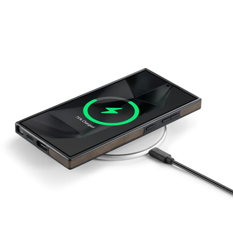 MAGKING K1 Series For Samsung Galaxy S26 Ultra Magnetic Case PC + TPU + PU Leather Phone Cover - Coffee