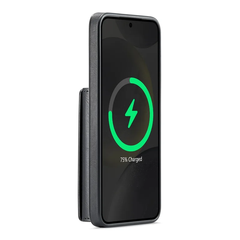 MAGKING K2 Series For Samsung Galaxy S26+ Magnetic Case PC + TPU + PU Phone Cover with RFID Blocking Wallet - Black